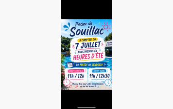 horaires été